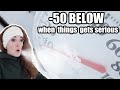 -50 BELOW | WHEN THINGS GET SERIOUS | EXTREME ALASKAN WEATHER| Somers In Alaska