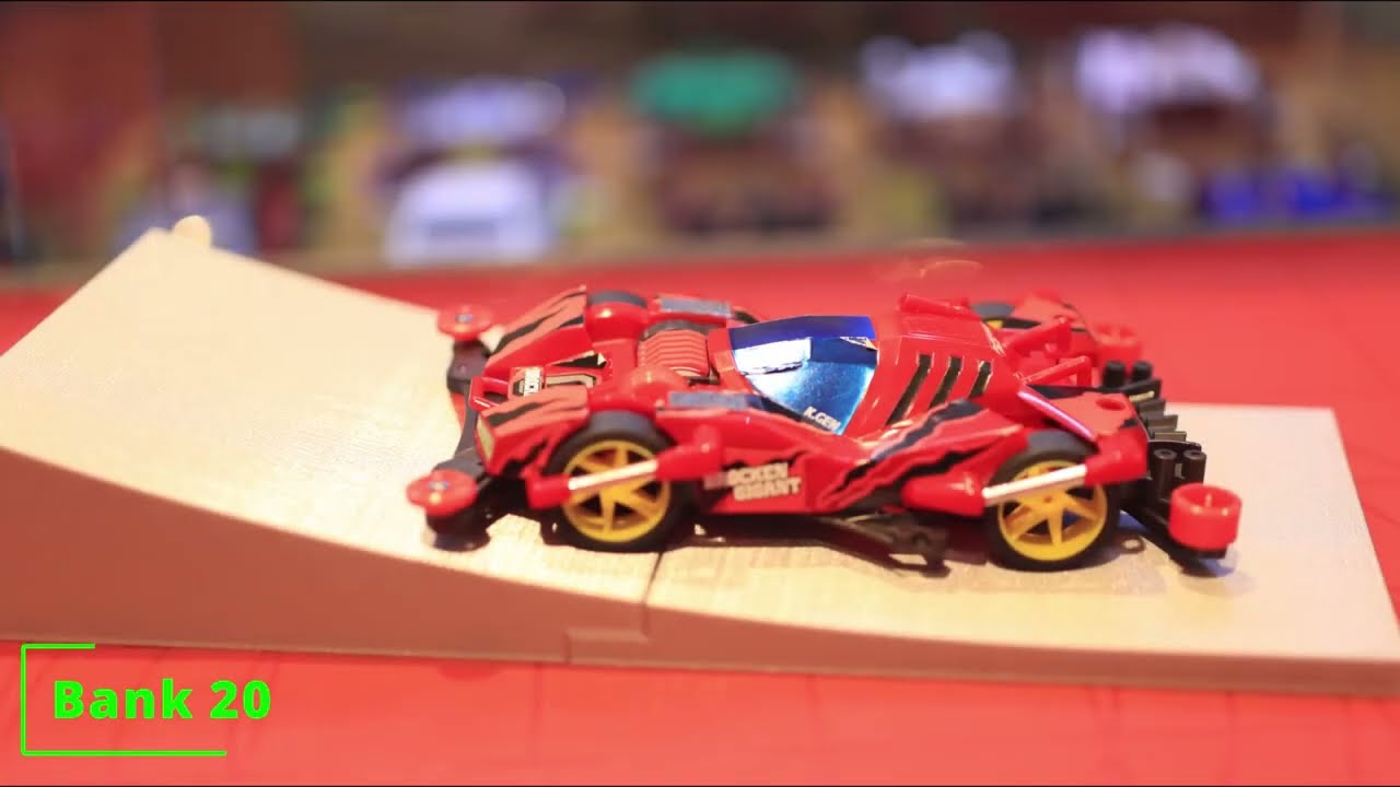 TAMIYA MINI 4WD Bank 20 - YouTube