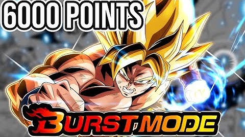 6000 POINTS HIGH SCORE! | WWC Super Saiyan Goku Burst Mode
