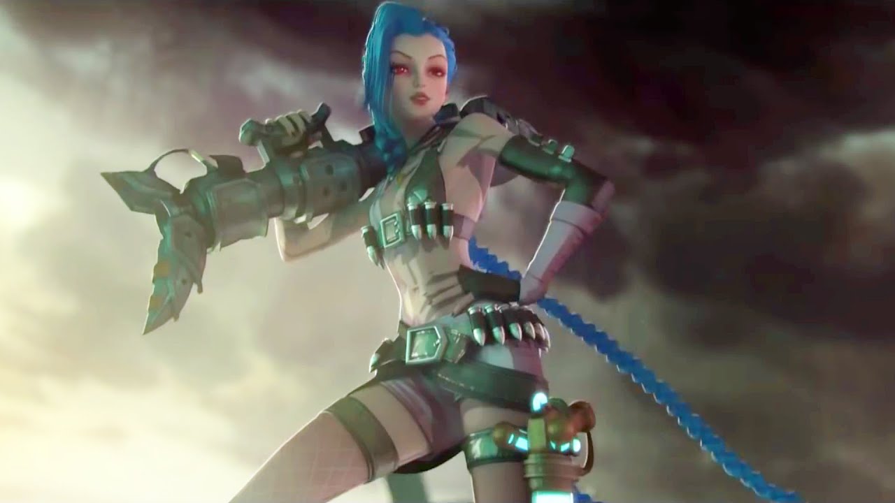 Get Jinxed Awesome Badass Girl Song League Of Legends Jinx Cinematic Trailer Reformatted 16