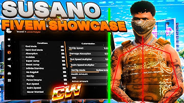 SHOWCASING THE BEST FIVEM GTA RP MOD MENU | ft. closetware™ Susano