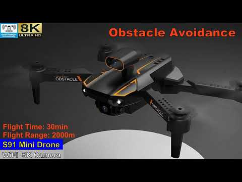 S91 Obstacle Avoidance 8K Low Budget Long Range Drone – Just Released !