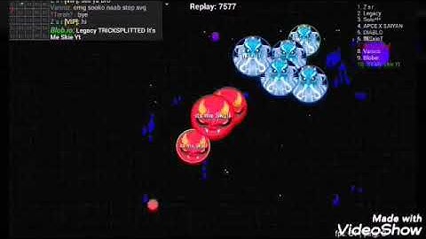 BLOB.IO GAMEPLAY|Cannons,popsplits,doublesplits and much more