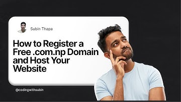 How to Register Free .com.np Domain | Domain, Hosting & Cloudflare Setup
