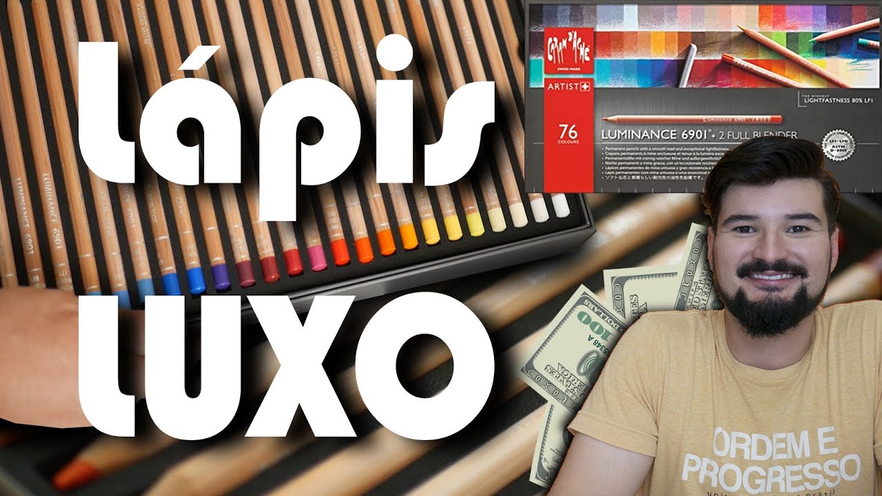 Luminance  6901 Caran D'ache - Resenha Final do lápis de cor mais caro do mundo