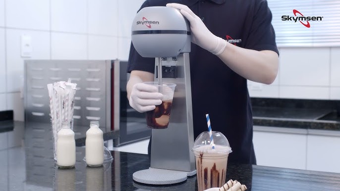 Making a Milkshake with the Hamilton Beach Drink Mixer