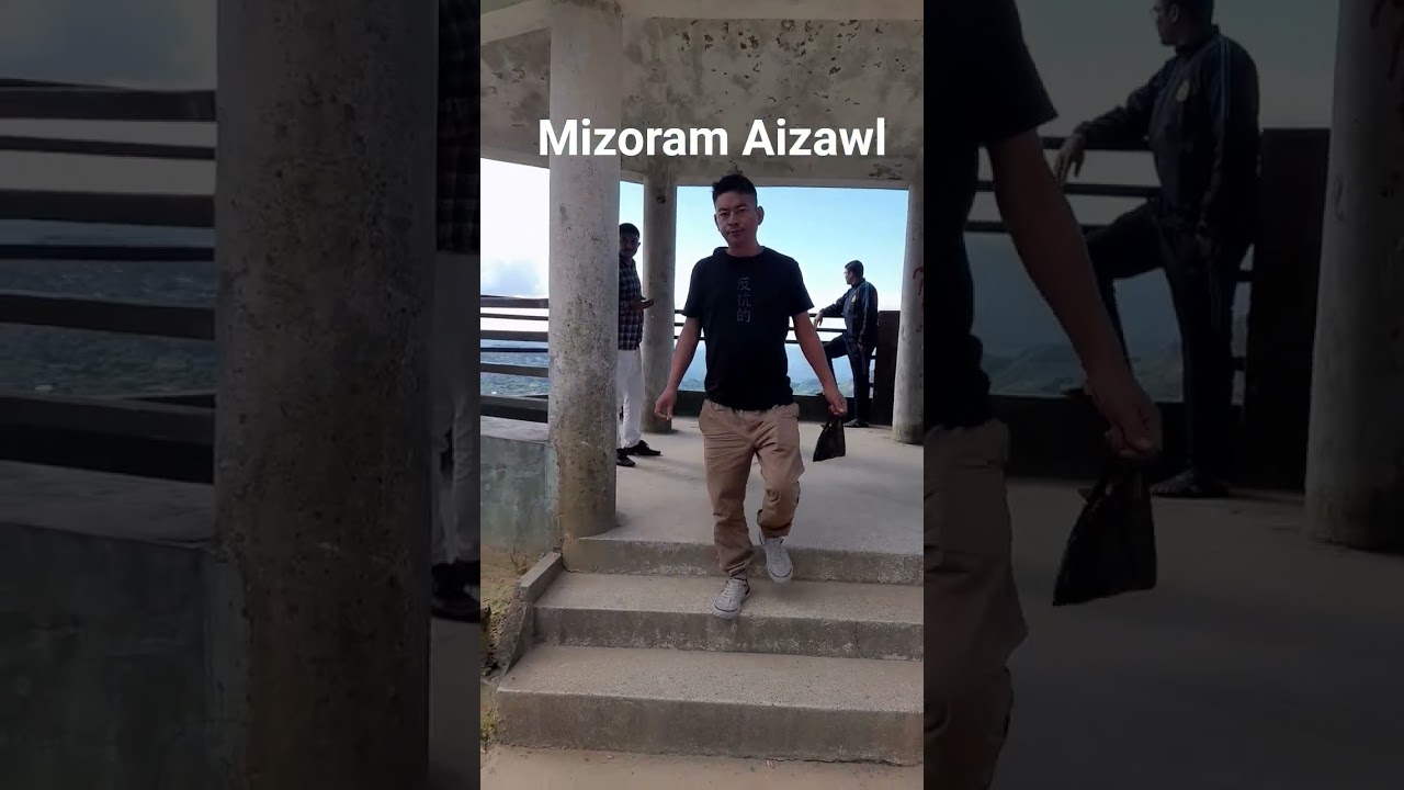 Aizawl valley.. Mizoram