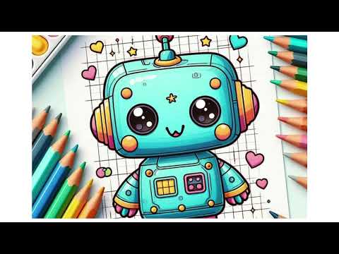 Robot boyama sayfaları – renklendirilecek 43 mekanize arkadaş