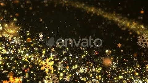 Christmas Snowflake Background 4k | Motion Graphics - Envato elements