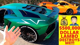 LAMBORGHINI AVENTADOR SV vs. DODGE VIPER ACR EXTREME - RACING !!!