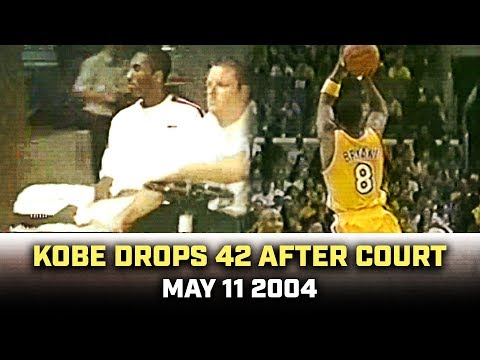 Kobe Bryant Drops 42 vs Spurs After Court Appearance (May 11 2004) - Kobe Bryant Drops 42 vs Spurs After Court Appearance (May 11 2004)