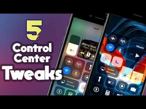 Top 5 Control Center Cydia Tweaks for iOS 11 - 11.4.1 [PART 1]