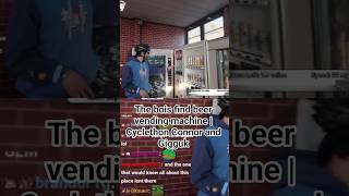 The bois find beer vending machine | Cyclethon Connor and Gigguk