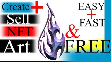 Create + sell Nft art Easy + fast and free