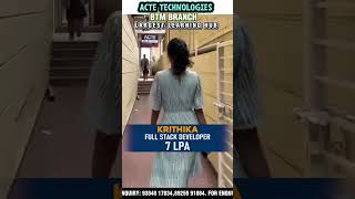 ACTE Technologies | Job Oriented Training With Placements in Bangalore & Chennai