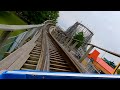 Thunder Run Roller Coaster! Front Seat 4K POV! Kentucky Kingdom!