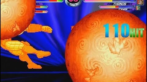 MvC2: Iceman/Thanos 2x Arctic Attack/Power Ball 150% Combo