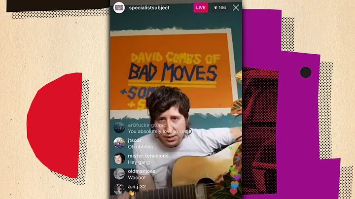 David Combs (Bad Moves) - Live at home 3/31/20