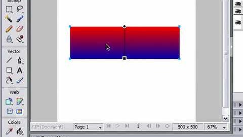 Modify a Gradient in Fireworks CS3