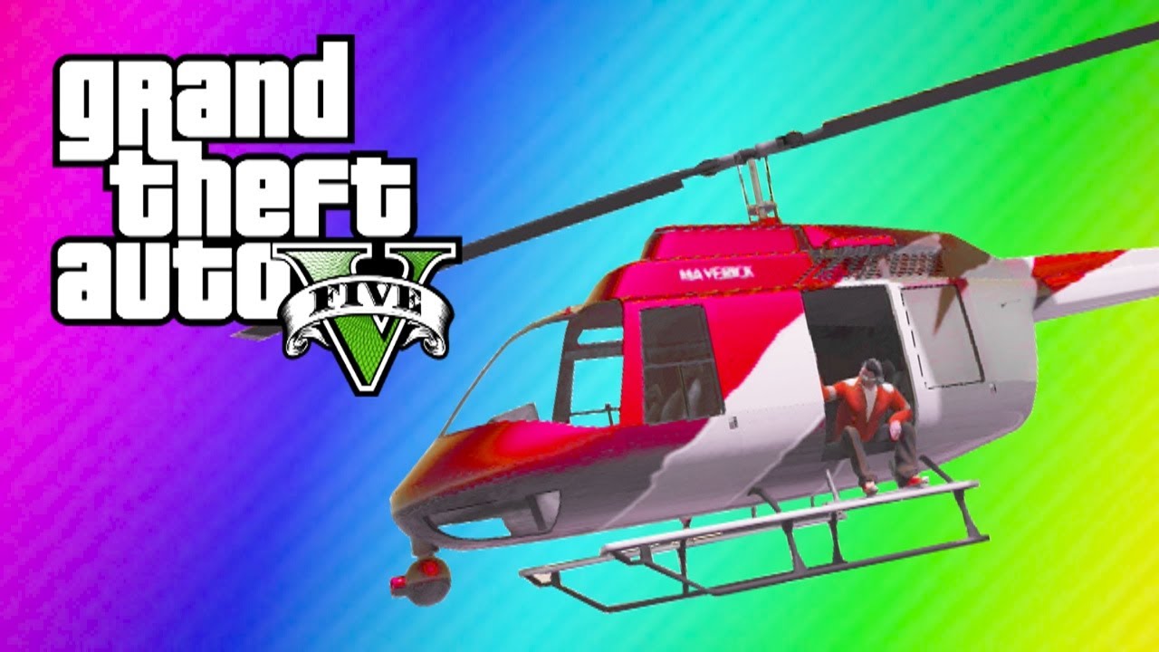 GTA 5 Online Funny Moments - Helicopter Windmill, Dangerous Treadmill, Have You Seen My BASEBALL?