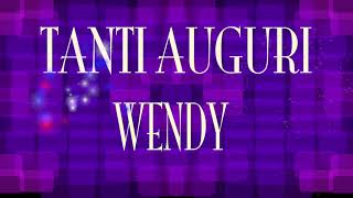 Tanti Auguri Wendy swing version - Buon compleanno - Happy Birthday