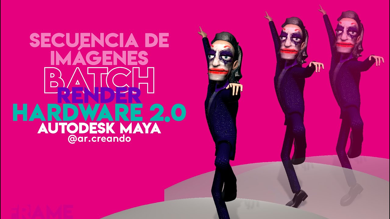 Batch Render Hardware2.0 Autodesk Maya - YouTube