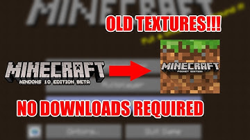 How to make MC windows 10 look like MCPE again! (NO DOWNLOADS) (WORKING 2020)