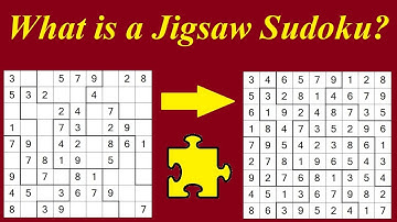 Jigsaw Sudokus - Rules & Example