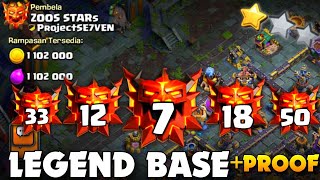 WITH PROOF  Top Players Best Legend League Bases with Proof| Th18 OP Trophy Pushing Best Base Link |