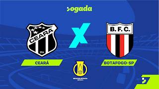 🔴 AO VIVO: CEARÁ X BOTAFOGO-SP | 14ª RODADA DA SÉRIE B 2026 | 20/06/2026