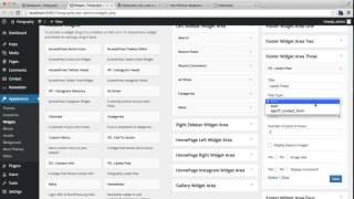 Free WordPress Theme FotoGraphy - How to Configure Footer Widget Area | WordPress Tutorial