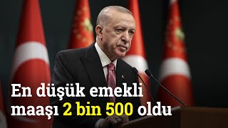 Memur ve Emekli Zammı Belli Oldu! Erdoğan Kabine Toplantısı Sonrası Açıkladı