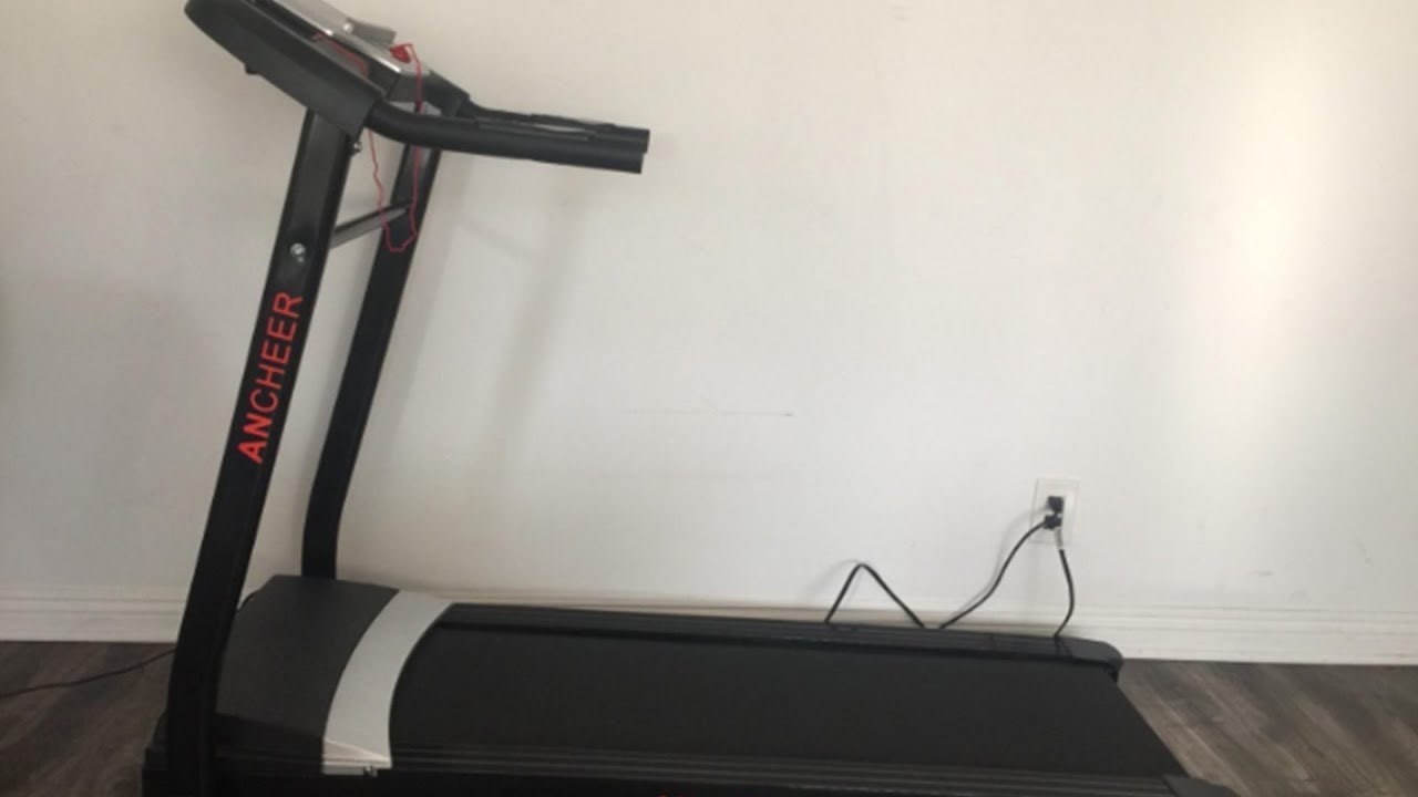 ANCHEER App Control Electric Treadmill Review - YouTube