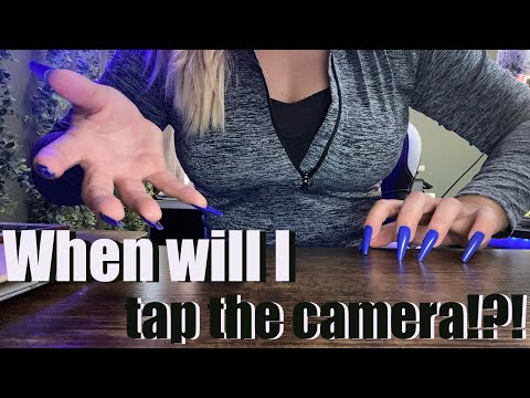 ASMR: When will I tap the camera? Anticipatory asmr - fast + aggressive - No talking