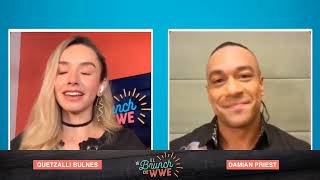 QUETZALLI BULNES WITH DAMIAN PRIEST EXCLUSIVE INTERVIEW #elbrunchdewwe