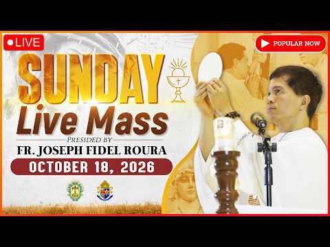 FILIPINO LIVE MASS TODAY ONLINE II OCTOBER 18, 2026 II FR. FIDEL ROURA