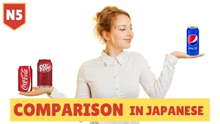 How to Compare things in Japanese! | JLPT N5 Grammar | Basic Japanese Grammar Lesson for Beginners