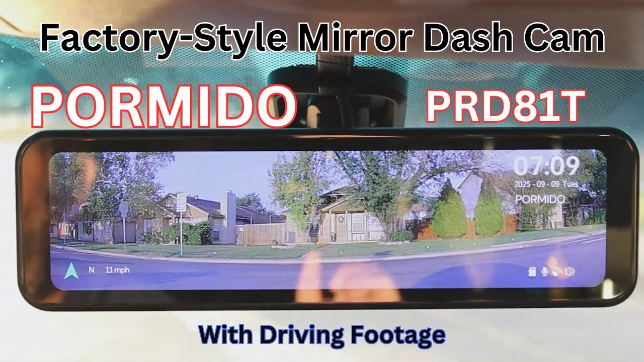 This OEM-Style Dash Cam Is a Game Changer! | Pormido PRD81T Review
