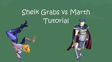 How to Grab Combo Marth as Sheik - Super Smash Bros. Melee