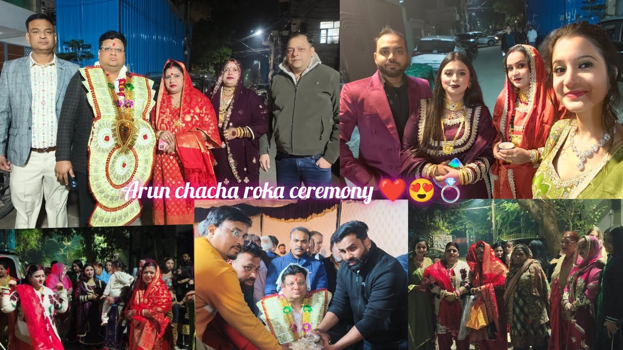 Chacha roka ceremony😍💍#laveena#entertainment#trendingvlog#rokaceremony#engagement#mostviral#yt#viral