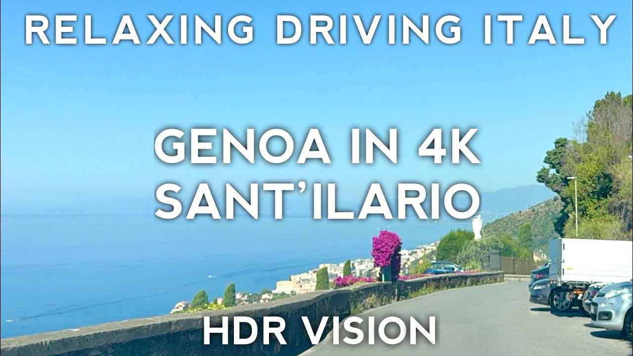 Italy’s Most Scenic Coastal Drive? | POV to Sant’Ilario, Genoa (4K)