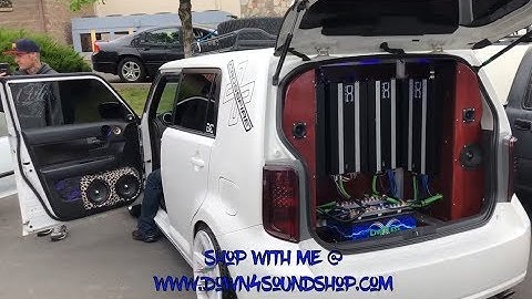 4 18" DC AUDIO LVL 6  SUBS IN A SHOE BOX DOING 162DB!!