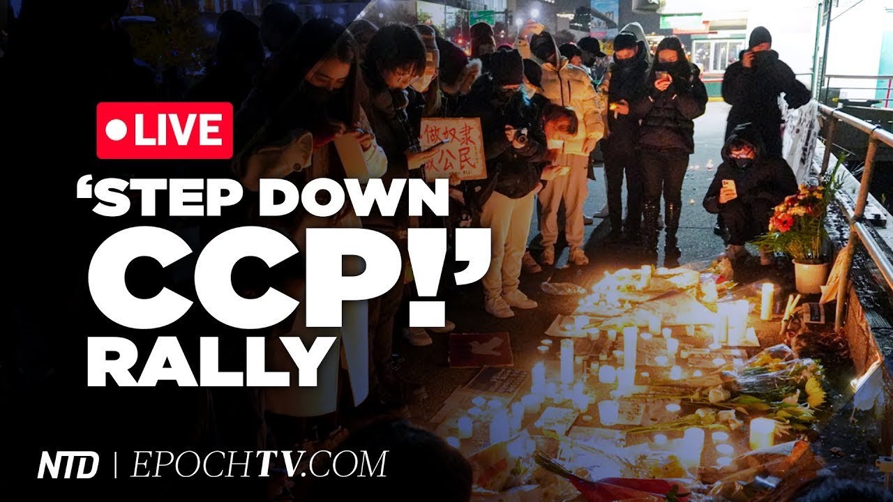 LIVE: Protest at UCLA Against China's COVID Lockdowns; Urumqi Fire Victims Mourned