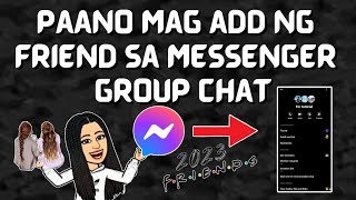 Paano mag add ng friend o member sa messenger group chat / messenger update / messenger tutorial / screenshot 5