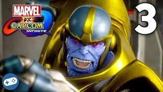 MARVEL VS CAPCOM INFINITE Story Mode Walkthrough Part 3 Thanos with Liam!