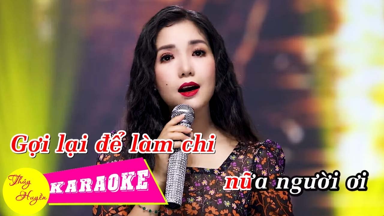 Chuyện Đêm Mưa Karaoke - Thúy Huyền | Beat Chuẩn