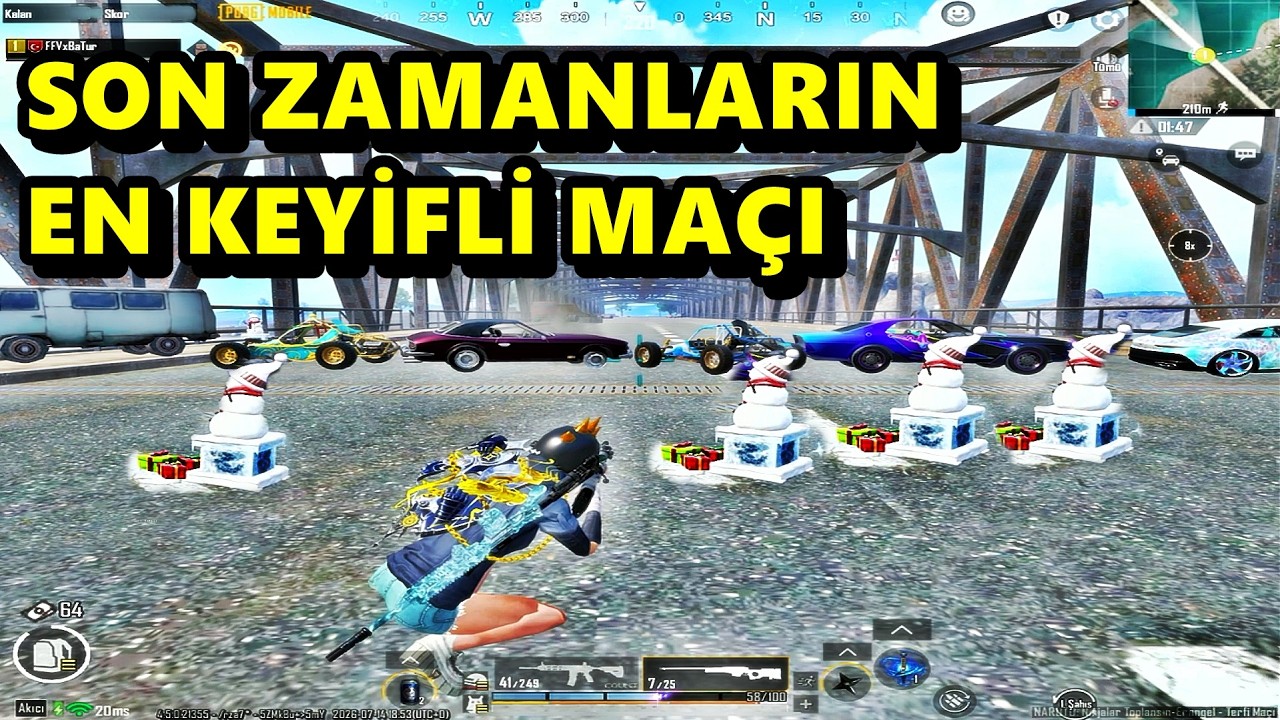 SON ZAMANLARIN EN KEYİFLİ MAÇI ! BATUR GAME SOLO SQUAD PUBG MOBİLE
