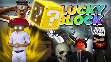 Lucky Block Battlegrounds Funny Moments || ROBLOX + MEMES