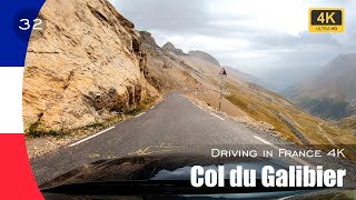 🇨🇵 Col du Galibier - Driving in France | ⛔ Road blocked by sheep!