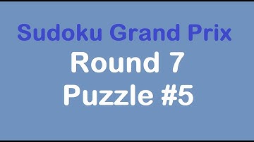 Sudoku Primer Sudoku Grand Prix Puzzle (Smart Hobbies Collaboration)